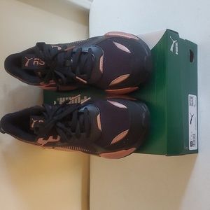 Puma RS-X Black and Rose Womens sneakers